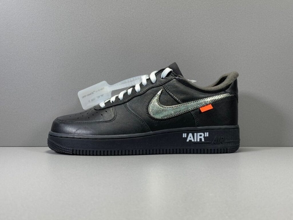 Air Force OW Black Silver