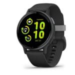 Garmin vivoactive 5 Slate Aluminim Bezel with Black Case and Silicone Band