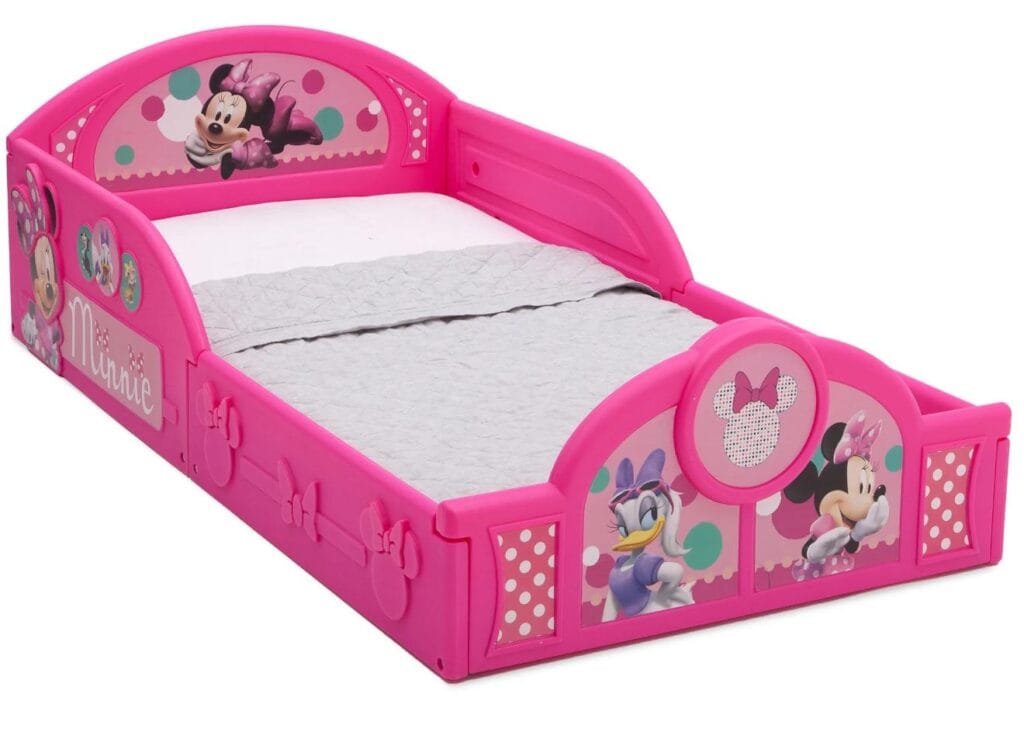 Disney Minnie Mouse Plastic Sleep and Play Toddler Bed by Delta Children