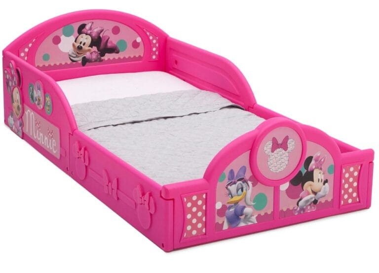 Disney Minnie Mouse Plastic Sleep and Play Toddler Bed by Delta Children