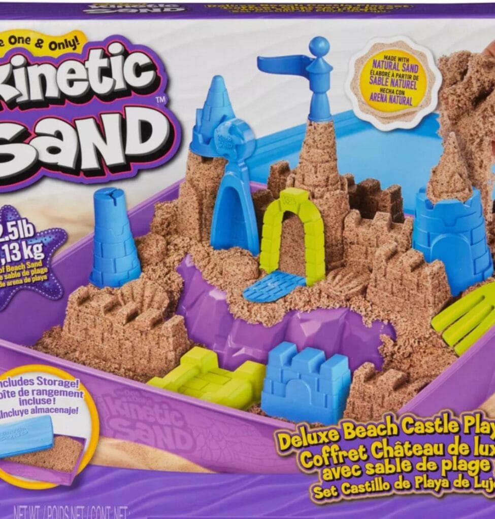 Kinetic Sand Deluxe Beach Castle Playset