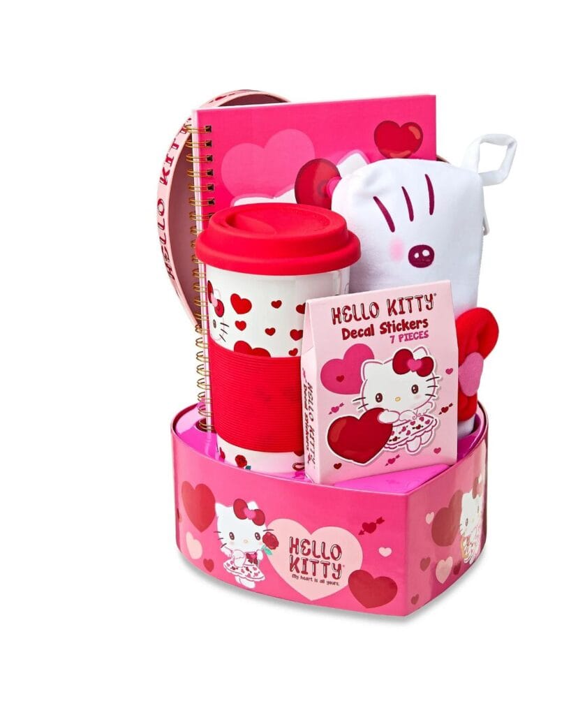 Hello Kitty Heart Box Valentines Gift Set