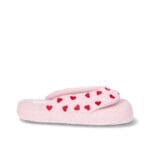 Joy spun Women's Heart Thong Slippers sandal