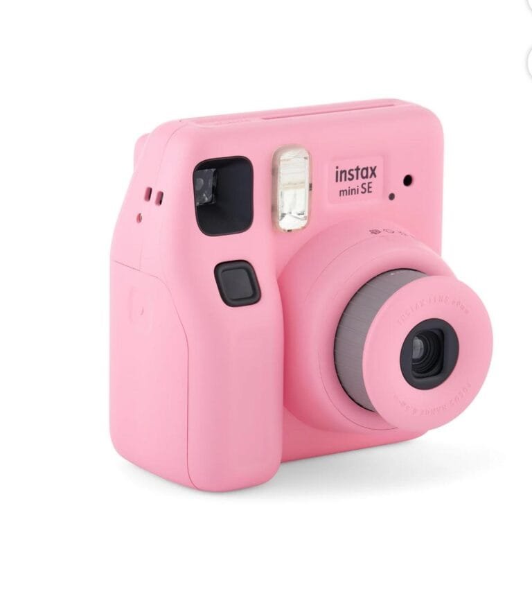Fujifilm instax Mini SE Instant Camera with Bonus 10 pack Mini Film, Pink