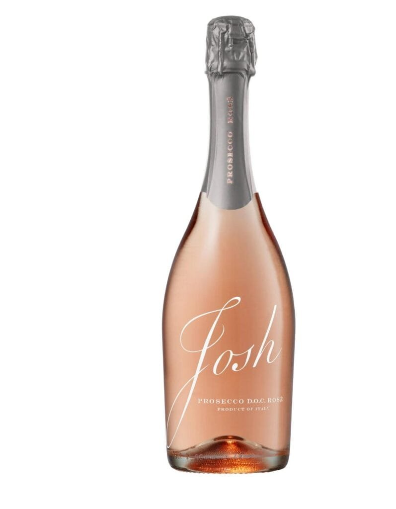 Josh Cellars Prosecco Rosé Italy Sparkling Wine, 750 ml Bottle, 11.50% ABV