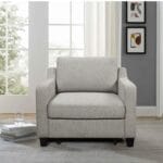 Marley Stain-Resistant Fabric Chair With Pullout Bed