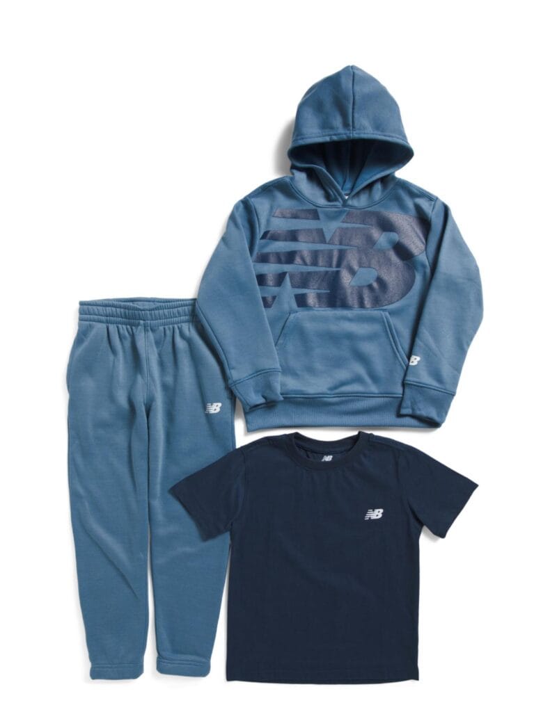 Big Boys 3pc Hoodie Tee And Joggers Set
