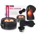 Fit foundry 4-in -1 Heat & Massage Wireless Control with Vibration for Knee Joint Pain Relief