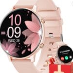 2025 New Women'S Smart Watch, 1.39-Inch Round Screen, Multiple Movement Modes, Answering And Making Calls, Information Reminder, Smart Watch For Android And iOS (Pink)