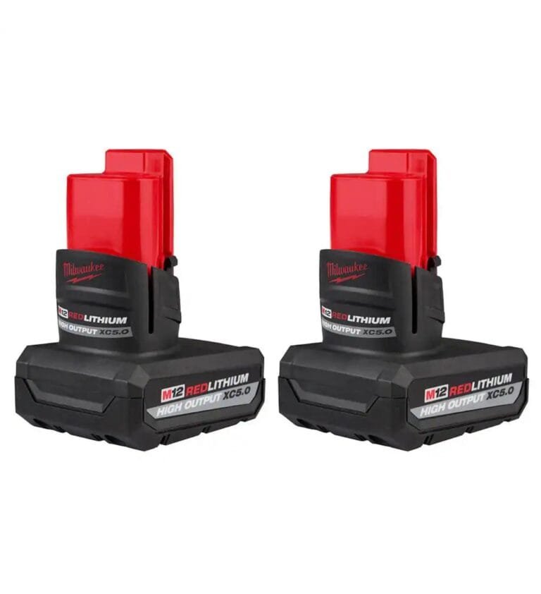 M12 12V Lithium-Ion XC High Output 5 Ah Battery (2-Pack)