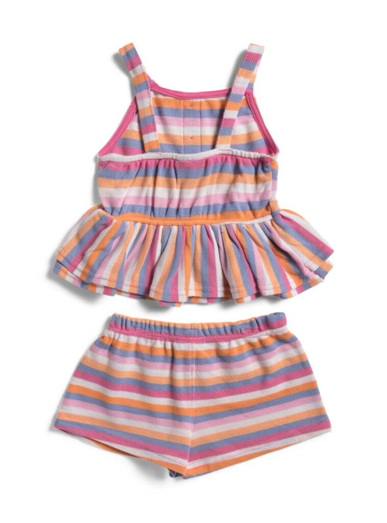Vince Camuto Little Girls 2pc Crochet Knit Set – Stylish and Comfortable Summer Outfit
