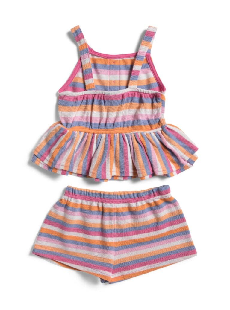 Vince Camuto Little Girls 2pc Crochet Knit Set – Stylish and Comfortable Summer Outfit