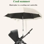 360° Adjustable Baby Stroller Umbrella – UV & Rain Protection Parasol Sunshade Canopy Cover for Stroller, Pushchair & Pram