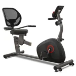 Recumbent Exercise Bike for Home , Stationary Indoor Bike with 8 Resistance Levels & Heart Rate Sensors
