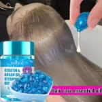 Keratin Hair Vitamin Capsules – Deep Repair & Moisturizing Oil Treatment for Dry, Frizzy & Damaged Hair – Smooth, Soft & Shiny Finish