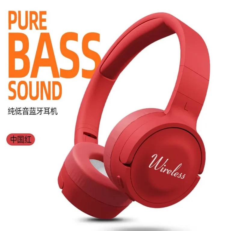 Wireless Headset Earphones with Mic – Headworn Bluetooth for Clear Calls & Music