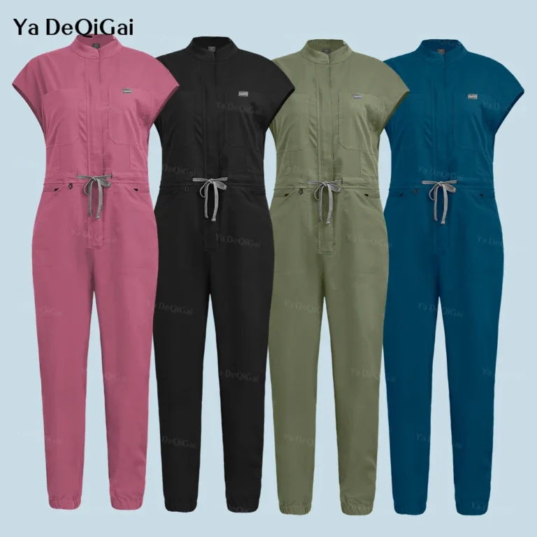 Professional Medical & Beautician Uniform Jumpsuit – High-Quality Scrubs for Clinics, Salons & Veterinary Use (Wholesale Available