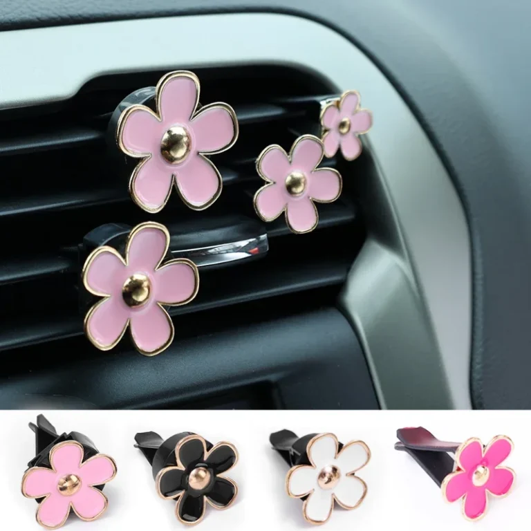 Daisy Car Air Outlet Perfume Clip – Cute Mini Flower Aromatherapy Air Freshener for Car Interior Decoration