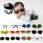 Heart-Shaped Baby Glasses for Newborn Photography – Infant Eyeglasses Photo Props for Boys & Girls, Studio Shoot Accessories