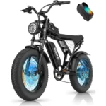 Q20 Fat Tire Electric Bike for Adults , 2000W/1500W Motor, 30–180 Mile Range, 37/30 MPH