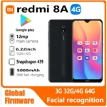 Xiaomi Redmi 8A 64GB (Used) - 4G Smartphone with 5000mAh Battery, 12MP Camera, 6.22-inch Display, Snapdragon 439, 18W Charging, Global Firmware
