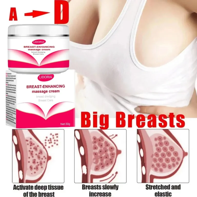 Natural Breast Enlargement Cream & Bust Enhancement Oil – Firming, Lifting & Size Boosting Body Care Treatment
