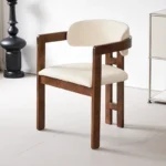 Luxury Nordic Wooden Dining Chair – Modern Accent Chair with Antique Replica Design for Kitchen, Event, or Interior Décor