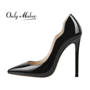 Only maker Women’s 12CM Gradient Stiletto Heels ,Pointed Toe Slip-On High Heel Pumps for Wedding, Party & Dress Fashion