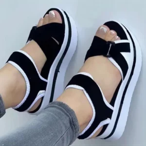 2025 Women’s Summer Wedge Heel Sandals , Fashion Platform Sandalias De Mujer for Elegant Comfort