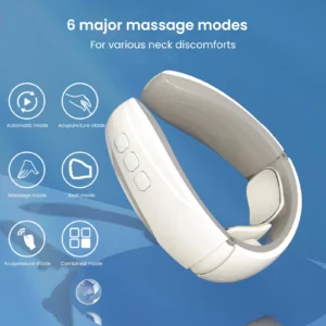 Smart Electric Neck Massager ,Magnetic Pulse Therapy for Pain Relief, Acupoint Stimulation & Lymphatic Drainage