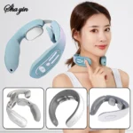 Kneading Neck & Shoulder Massager, Multi-Speed Electric Therapy Device for Pain Relief & Relaxation