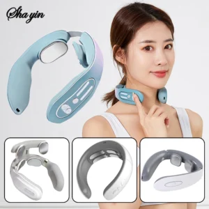 Kneading Neck & Shoulder Massager, Multi-Speed Electric Therapy Device for Pain Relief & Relaxation