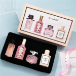 Floral Scent Perfume Gift Box for Women. 110ml 4-Piece Set | Eau De Parfum & Toilette with Pheromone Notes ,Elegant Fragrance Collection