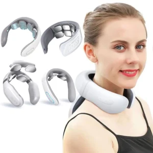 2/4/6-Head Cervical Neck Massager , USB Rechargeable Deep Tissue Massager with Adjustable Intensity & Intelligent Heating