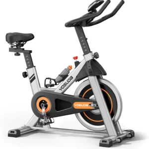 Indoor Stationary Cycling Bike ,Magnetic or Brake Pad Resistance, Tablet Mount, Comfortable Seat, Silent Belt Drive