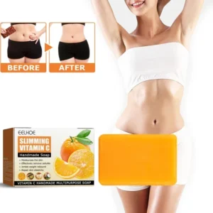 Slimming Vitamin C Soap ,Belly Fat Burner, Anti-Cellulite & Firming Body Cleanser, Skin Brightening & Moisturizing Bar