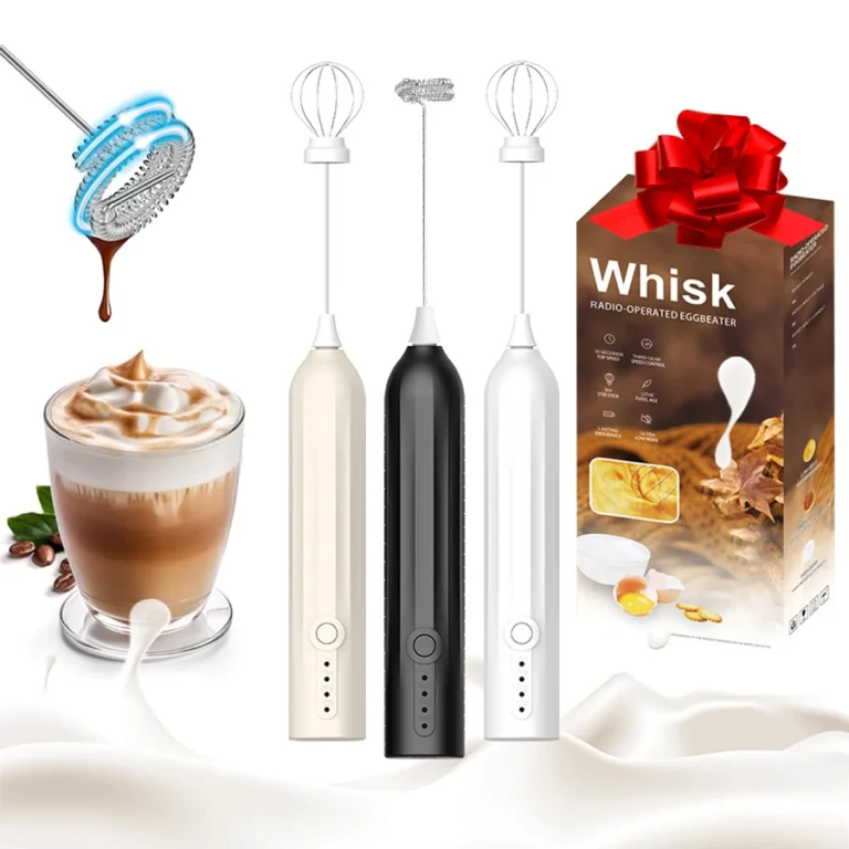 Electric Milk Frother , Mini Handheld, Wireless, Type-C Rechargeable, Powerful Whisk for Coffee, Latte, Matcha & More