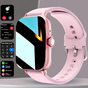 Wireless 1.83-Inch Smartwatch , Fitness Tracker for Men & Women | Outdoor Sports Smart Bracelet with Health Monitor & Notifications – Ideal Holiday Gift