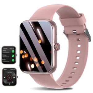 Smartwatch with Custom Wallpaper & Wireless Calling – Unisex Sports Watch for Android & iPhone
