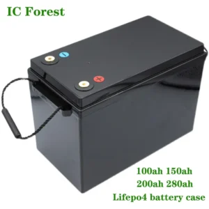 12V/24V LiFePO4 Battery Box | DIY Plastic Case for 50Ah–280Ah Batteries | Solar, RV, Off-Grid Use