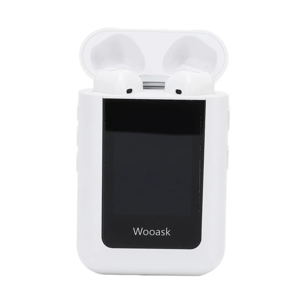 Bluetooth Translation Earphones LCD Screen Support 144 Languages AI Interaction Recording Battery Display Translation Earbuds