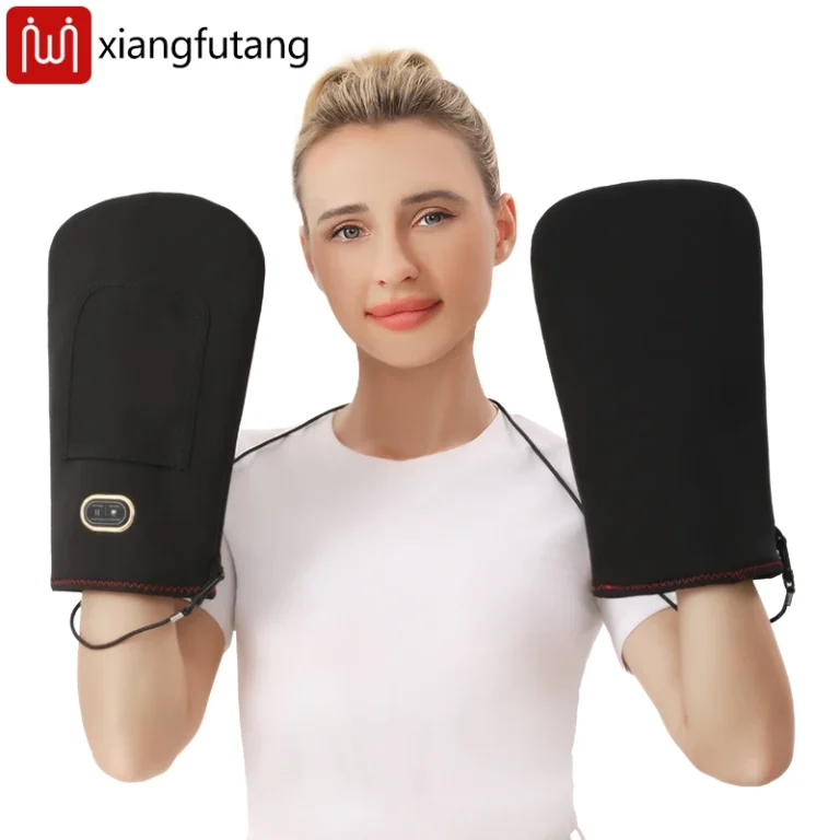 USB Electric Heated Gloves – Rechargeable, Washable, Fingerless Touchscreen Mittens with Adjustable Temperature"
