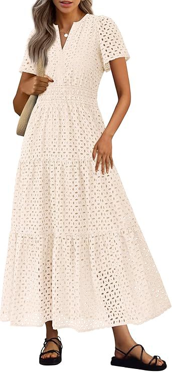 Women's Long Flowing Beach Vacation Dress - Image 16