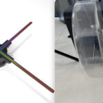 Holographic Fan With Ultra-high Definition And High Brightnessno Glasses Required