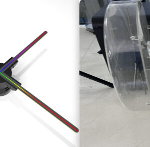 Holographic Fan With Ultra-high Definition And High Brightnessno Glasses Required