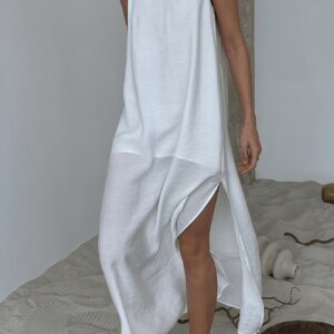 Womens Minimalist Strap Maxi Dress