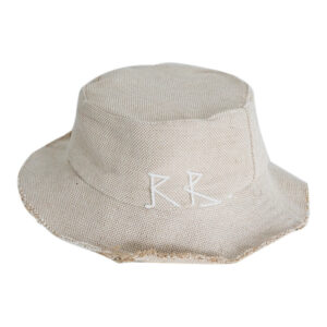 Simple And Stylish Bucket Hat With A Relaxed Lettered Design