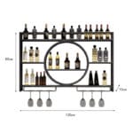 Home Restaurant Wall Mounted Display Rack