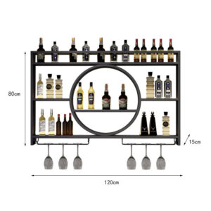 Home Restaurant Wall Mounted Display Rack