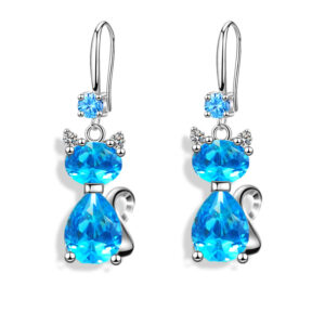 Womens Trendy Zircon Stud Earrings